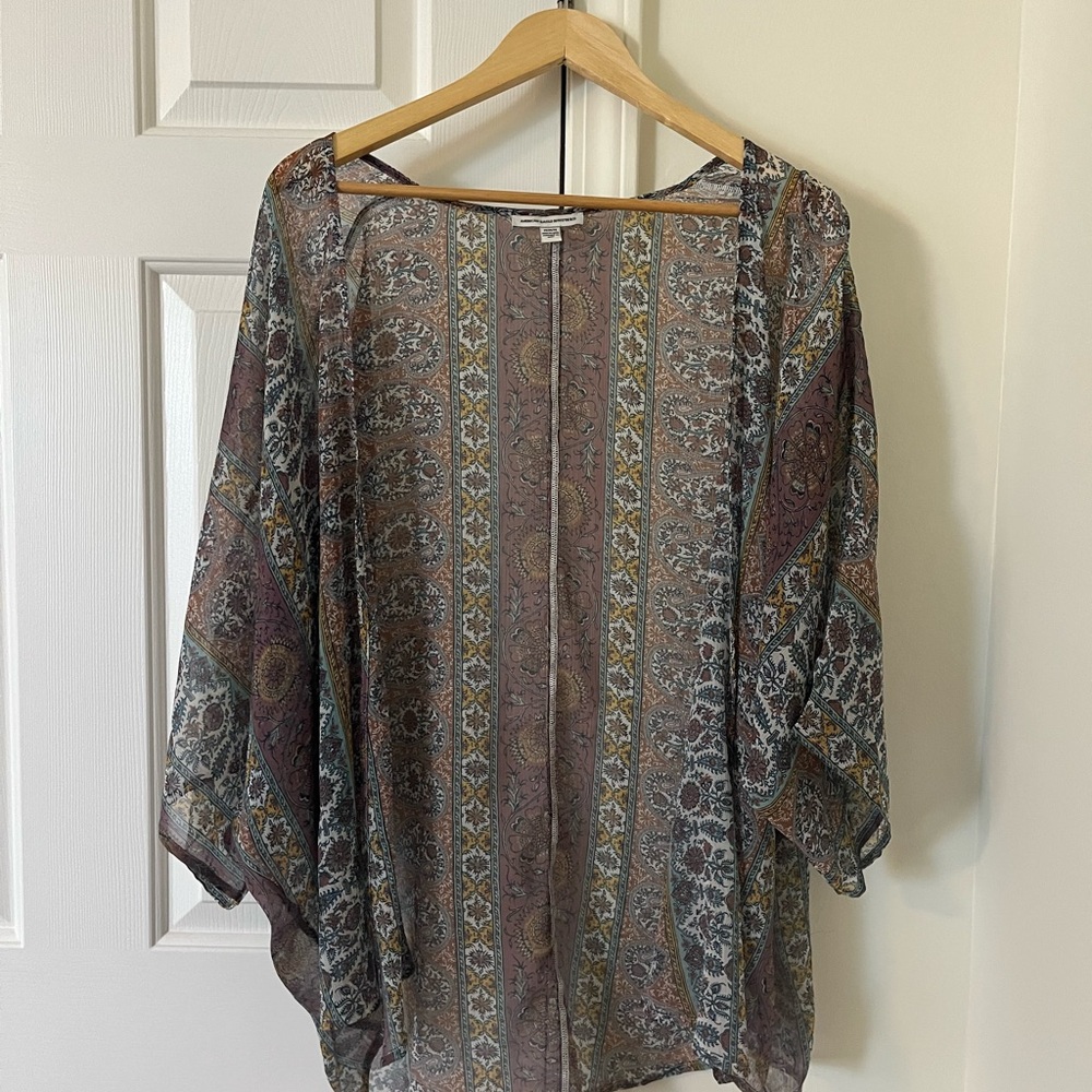 American Eagle Outfitters Paisley Kimono Top